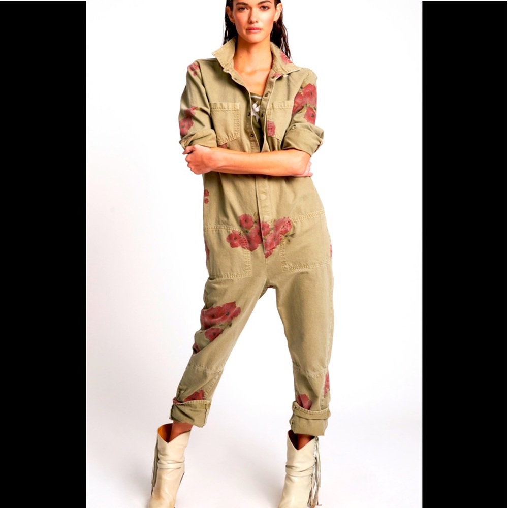 One Teaspoon Hibiscus Paradise Coveralls